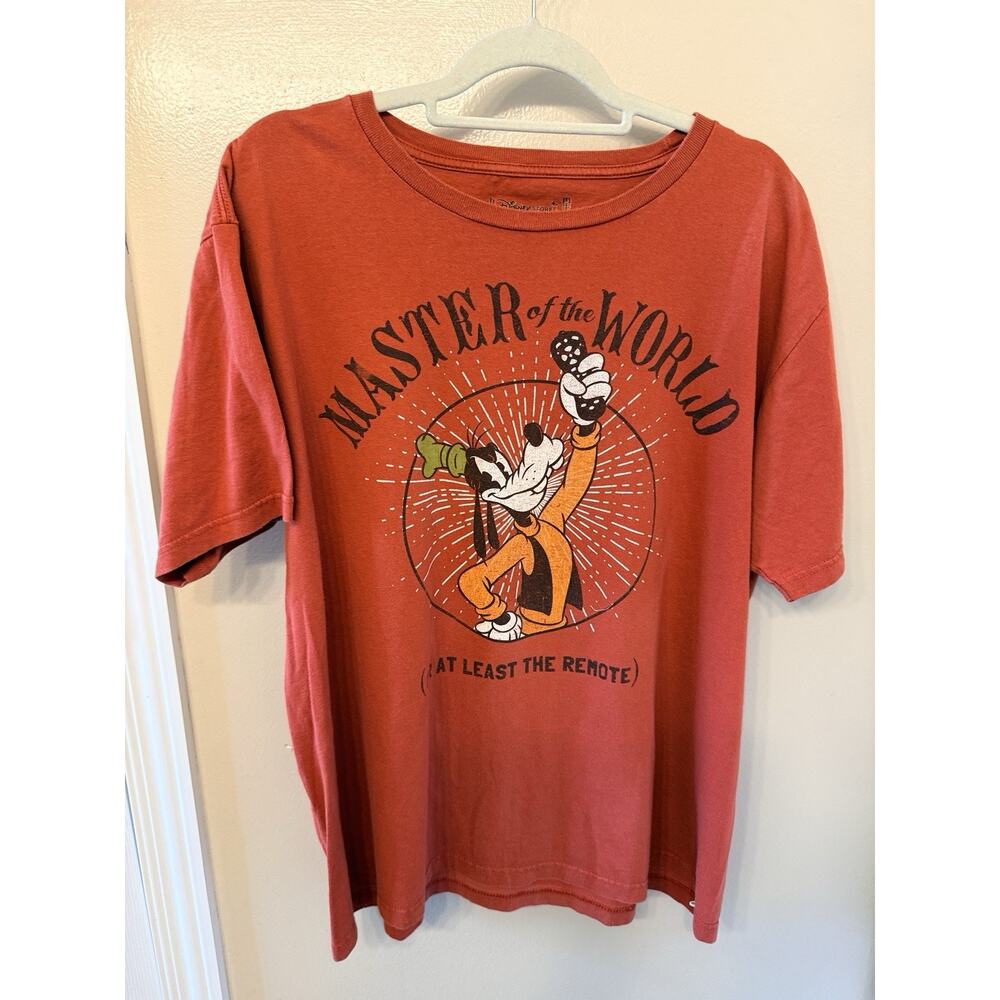 Vintage Disney Goofy Master of the World Graphic T-Shirt Short Sleeve Men’s XL